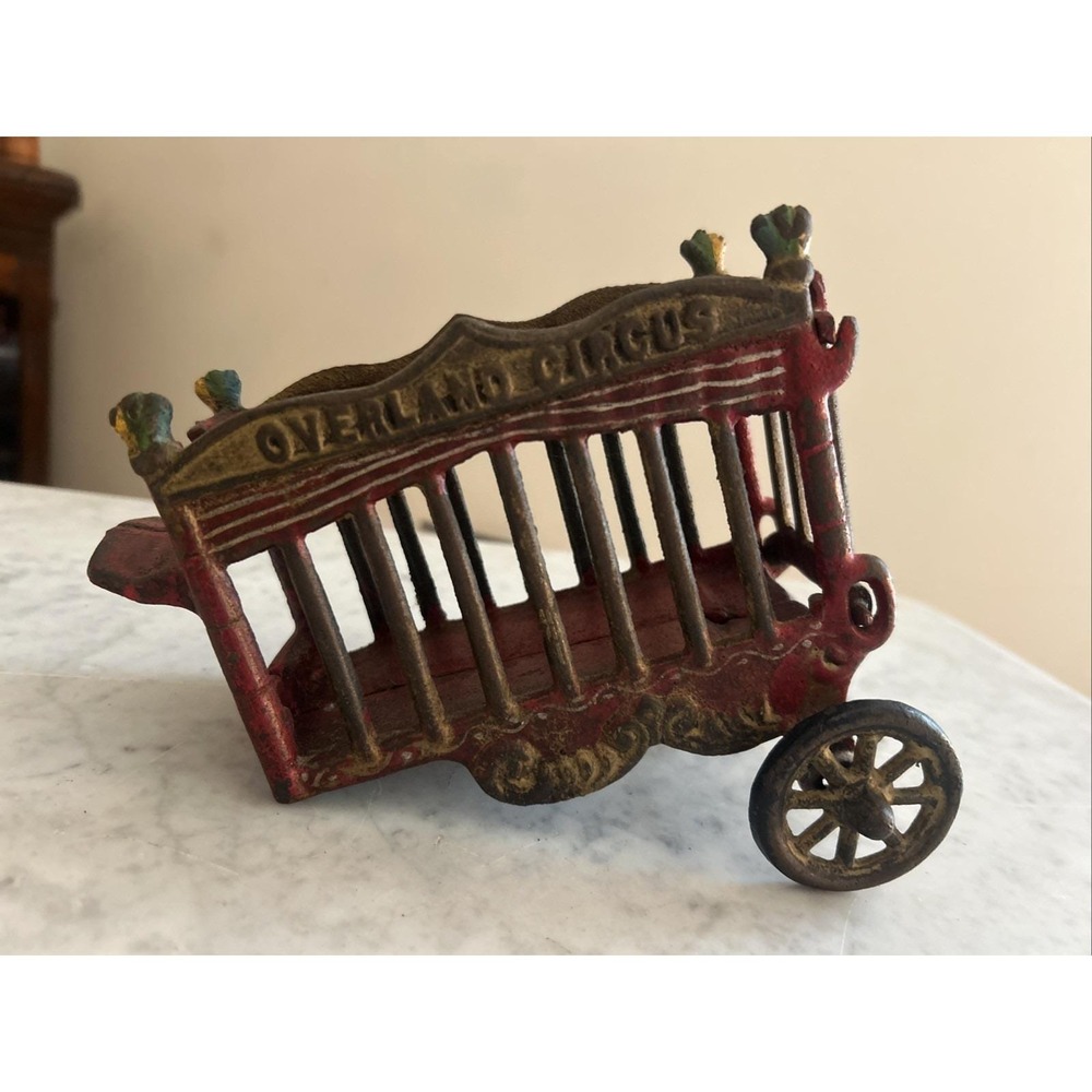 Original Kenton Cast Iron Buggy Overland Circus Wagon Replacement Part